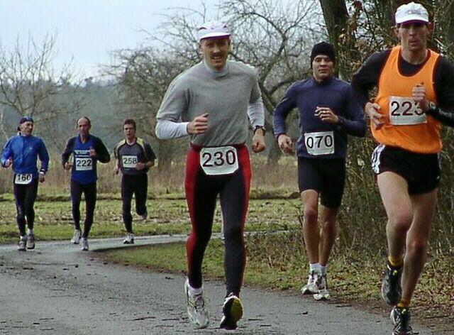 Uli in der Verfolgergruppe