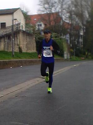 Uli beim Zieleinlauf