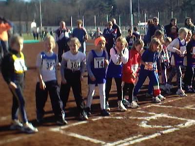 Nikolina uns Annika beim Start