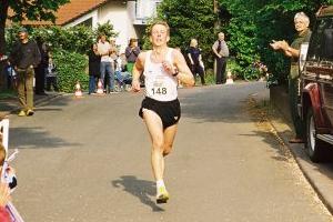 Frank Stephan beim Zieleinlauf